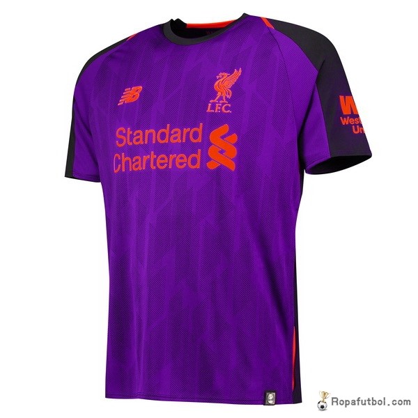 Camiseta Liverpool Replica Segunda Ropa 2018/19 Purpura